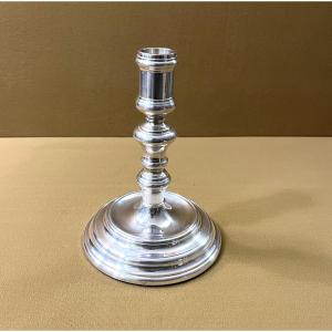 Christofle Silver-plated Metal Candlestick/torch, Albi Model 