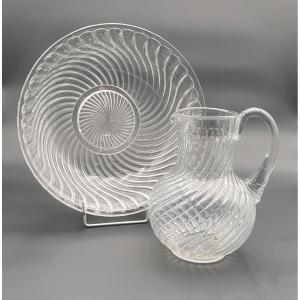 Baccarat - Antique Crystal Toiletry Set, Bamboo Model