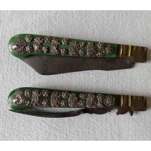 Travel Cutlery 18th Century German Augsburg