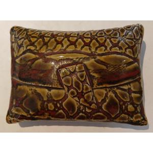 Evening Clutch, Minaudière, Ceramic Scent Box.