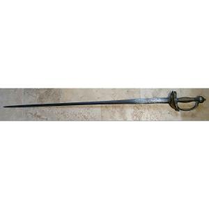 French Sword With A Colichemarde Hilt And Silver Fittings From The Late 17th Or Early 18th