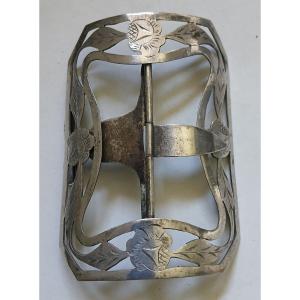 Silver Belt Buckle. 