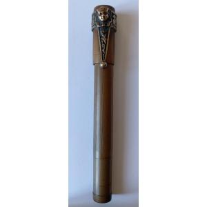 Safety Fountain Pen Fountain Unic , Pen Unic 18kt Gold Nib Early 20th Century