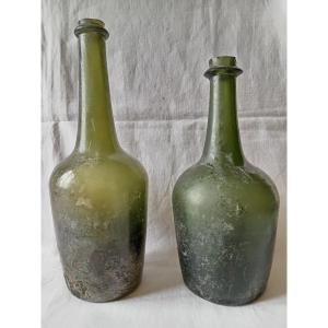 Champagne Bottles From The First Half Of The 18th Century. Circa1730-1740