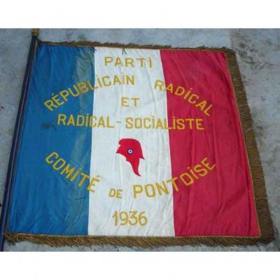 Flag Of The Radical And Radical-socialist Republican Party 1936