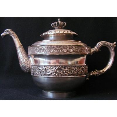 Teapot Sterling Silver Berlin Germany 1850