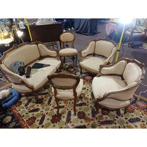 5 Pièces Living Room Furniture Set ( 1900) ,louis 15 Style House