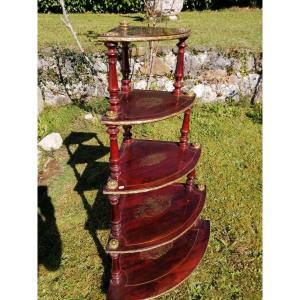 Étagère En Encoignure Palissandre 19 ème N 3