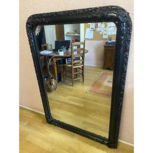 Louis Philippe Mirror With A Black Patina