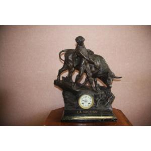 Important Clock Signed Emile Picault