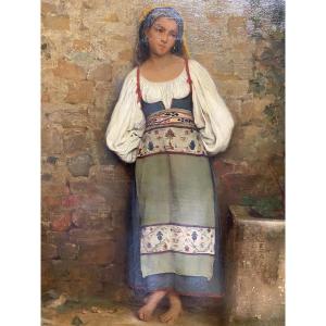 Oil On Canvas Signed élisa Koch 1833-1914