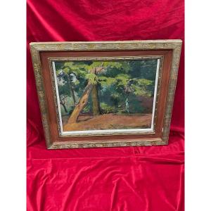 Table Oil On Canvas Victor Prouve