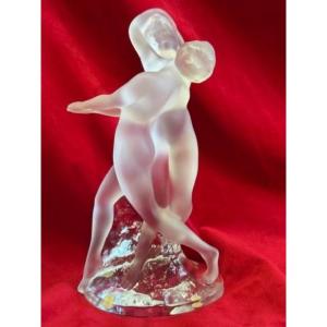 Maison Lalique - Crystal Sculpture "the Two Dancers"