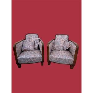 Pair Of Art Deco Armchairs 1930