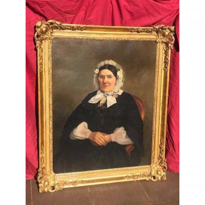 Huge Table Oil Portrait On Canvas XX