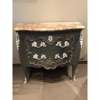 Petite Commode Patinee Style Louis XV