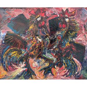 Pier Claudio Pantieri - Roosters, 1961