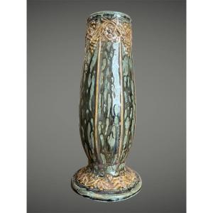 Mougin Stoneware Vase With Vines
