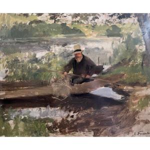 émile Friant - Father Pidole At Port Aux Planches