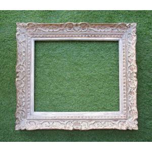 Old Very Beautiful Montparnasse Frame Rebate: 55.5 X 47 Cm. For 10f Art Deco Format Painting.