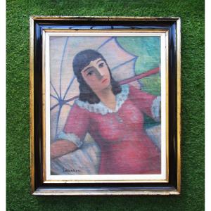 Ary Arcadie Lochakov, Or Lochakow, Rare Painting School Of Paris Russian Jewish Judaica Israelite.