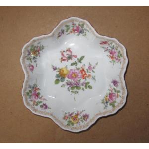 Beautiful German Porcelain Pocket Tray 19th Century Kaestner Saxonia Or Carl Tielsch Saxony?