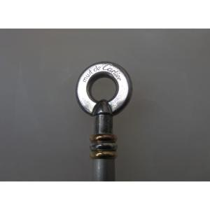 Must De Cartier Small, Refined Pen With Retractable Refill, In Good Condition, It Works.
