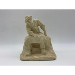 Old Man In Sandstone, Named "le Repos", Mougin And Ernest Wittmann