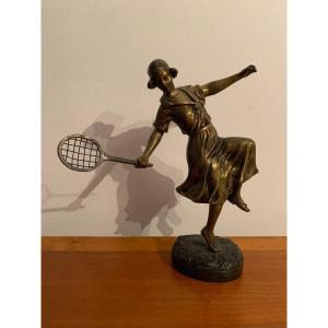 Bronze Representing Marguerite Broquedis, Georges Omerth