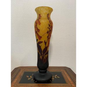 Daum Nancy - Vase With Foxgloves