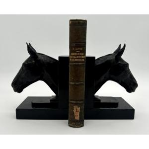 Pair Of Bronze Bookends - Max Le Verrier 1891 - 1973