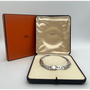 Hermès – Diana Necklace In 825 Sterling Silver