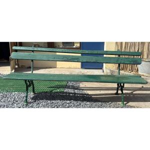 Art Nouveau Garden Bench