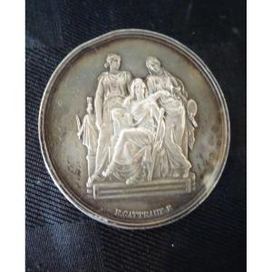 Silver Medal National School Of Fine Arts Quenioux 180-91 Painter From Bordeaux