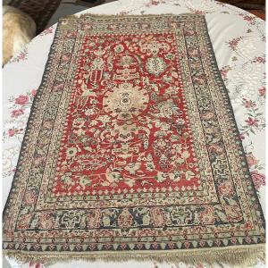 Small Oriental Silk Rug 