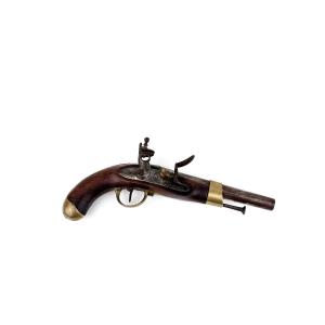 French Flintlock Pistol – Model An XIII – 1813 – Tulle Imperial Arsenal – Napoleonic Era