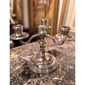 Three-branch Chandelier – Albi Model – Christofle – Circa 1970