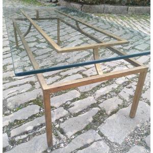 Gold Metal Coffee Table