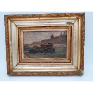Paris View Painting 