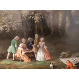Painting Of A Luncheon On The Grass 