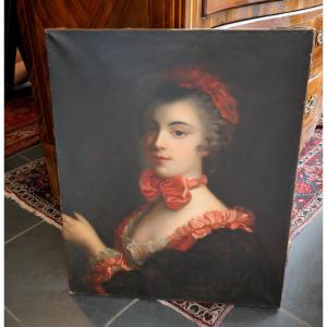 Portrait Of A Young Girl With A Bow