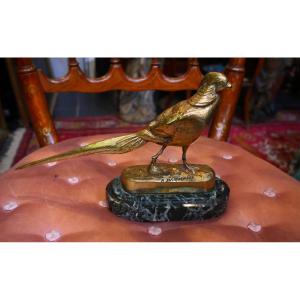 Bronze Pheasant By A. Jaquemart 