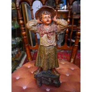 Young Peasant Girl In Terracotta 