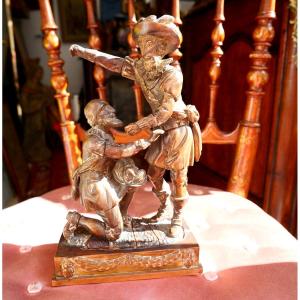 Sculpture Of Henry IV And Sully, 19th Century