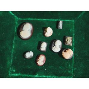 A Set Of Nine Cameos