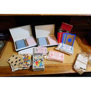Collection Of Playing Cards From The Late 19th Century