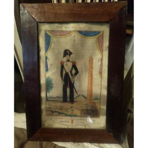 Drawing Of A National Guardsman Under Louis Philippe