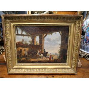 Oil On Canvas In The Swebach Style