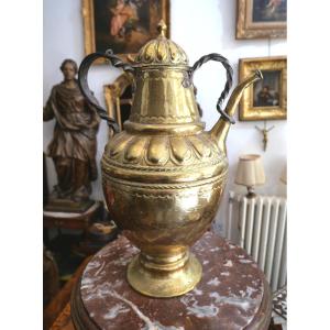 Large 17th Century Brass Buire