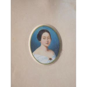 Portrait Of A Young Woman 19th Century